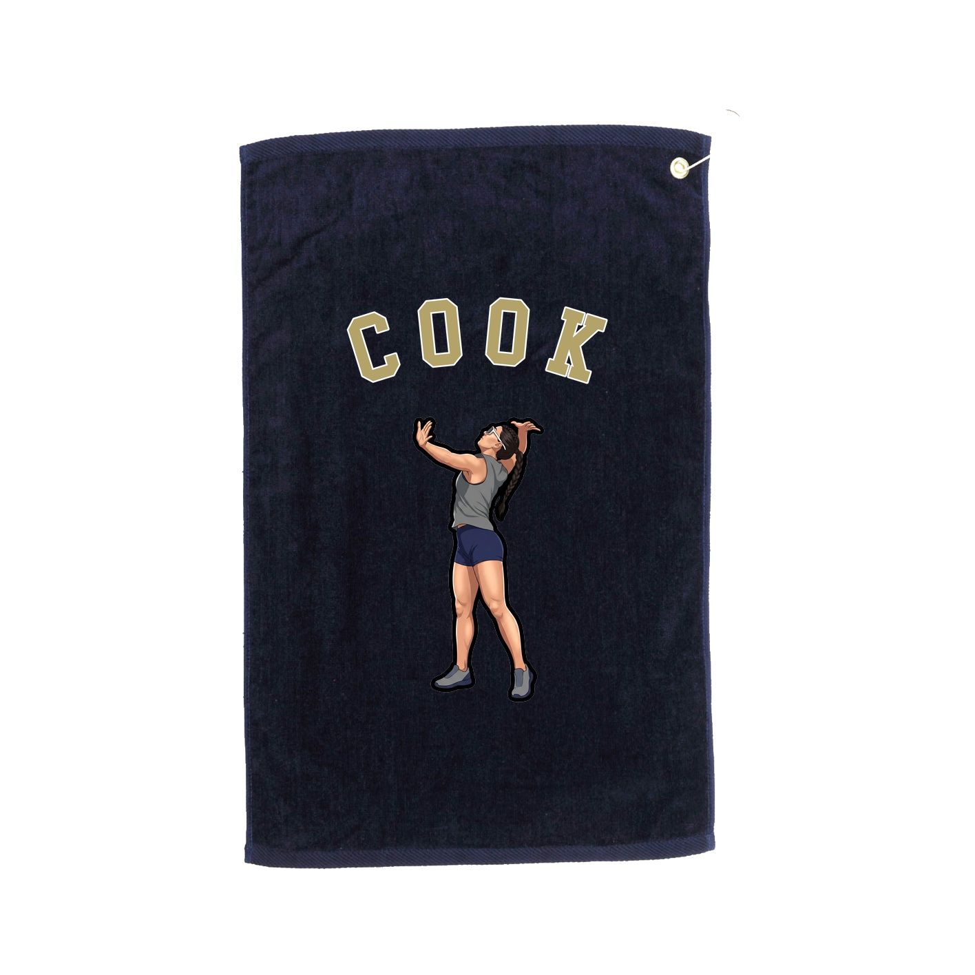 Golf Towel — Shirsey Arch in Navy