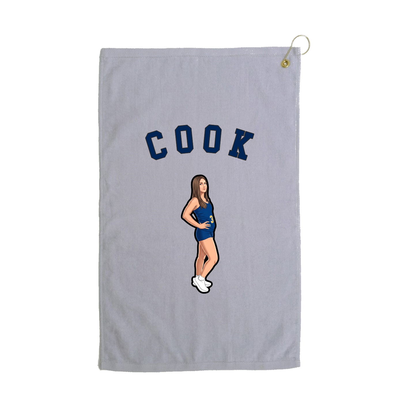 Golf Towel — Shirsey Arch in Grey