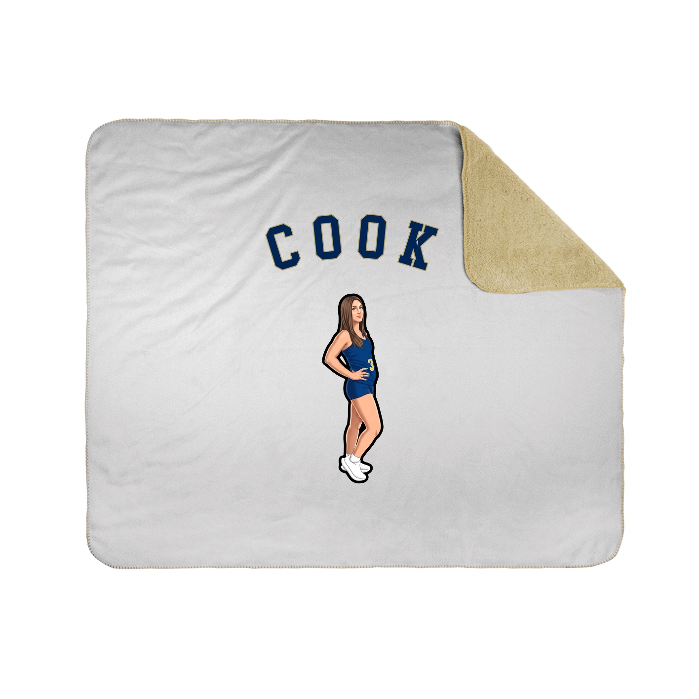 Throw Blanket — Shirsey Arch in White