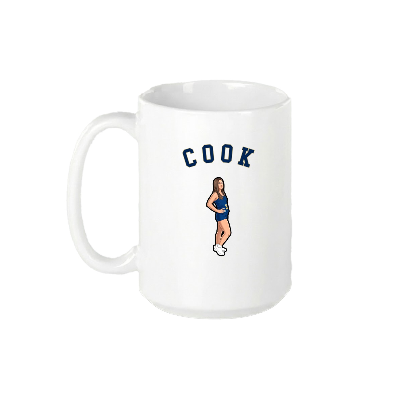 15oz Coffee Mug — Shirsey Arch in White