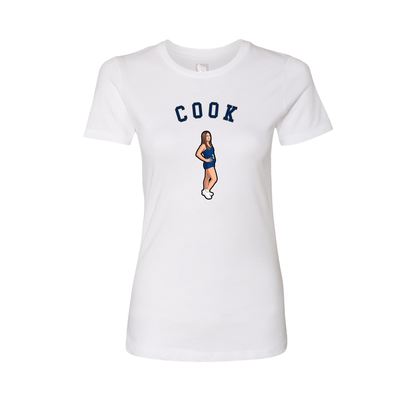 Womens Tee — Shirsey Arch in White
