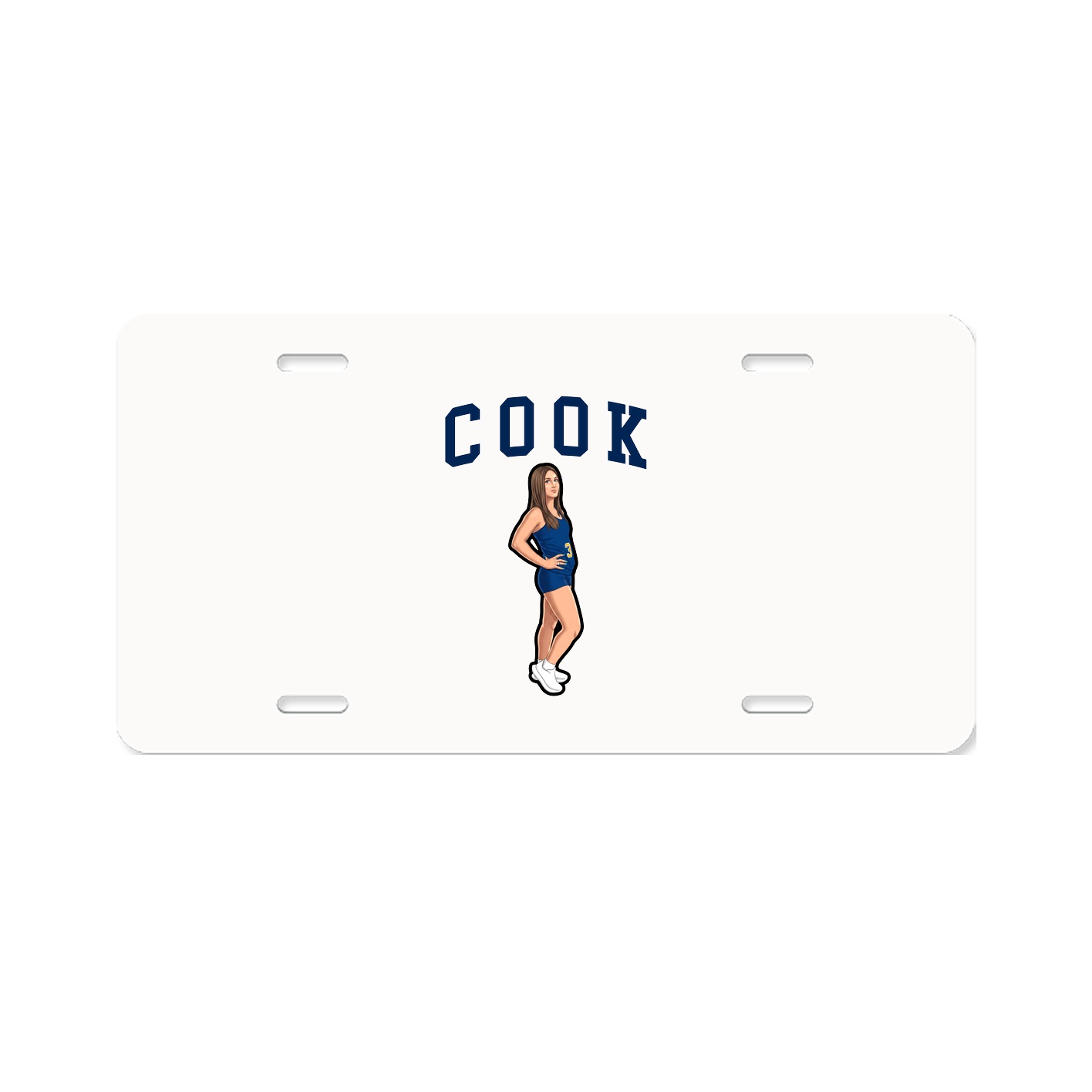 License Plate — Shirsey in Classic