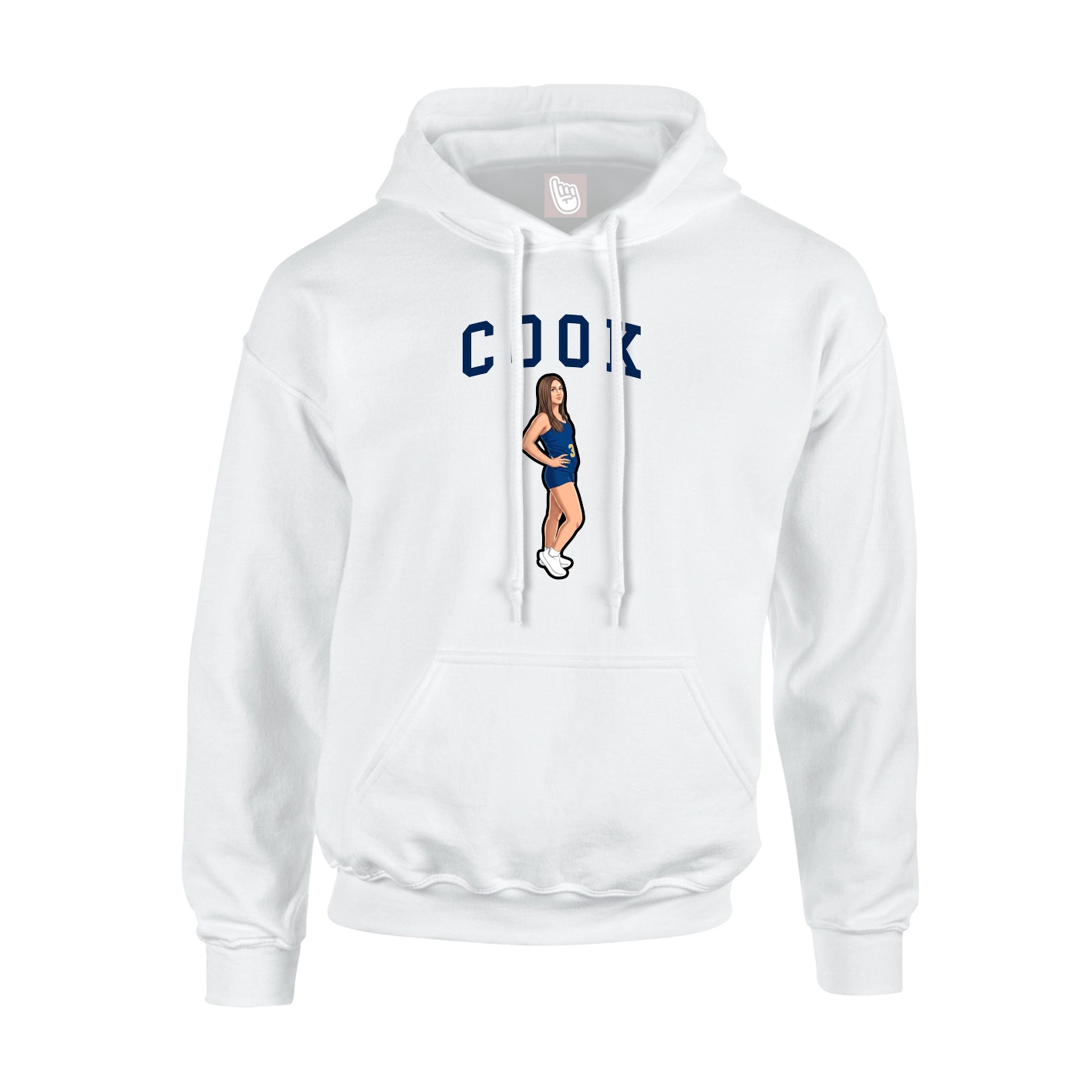 Hoodie — Shirsey in White