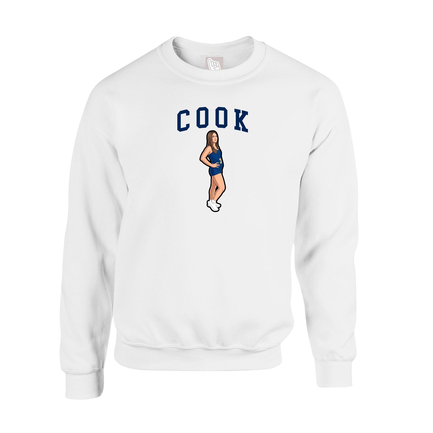 Fleece Crew — Shirsey in White