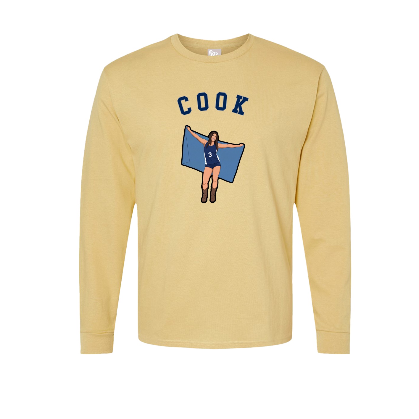 Long Sleeve Tee — Shirsey Arch in Vegas Gold