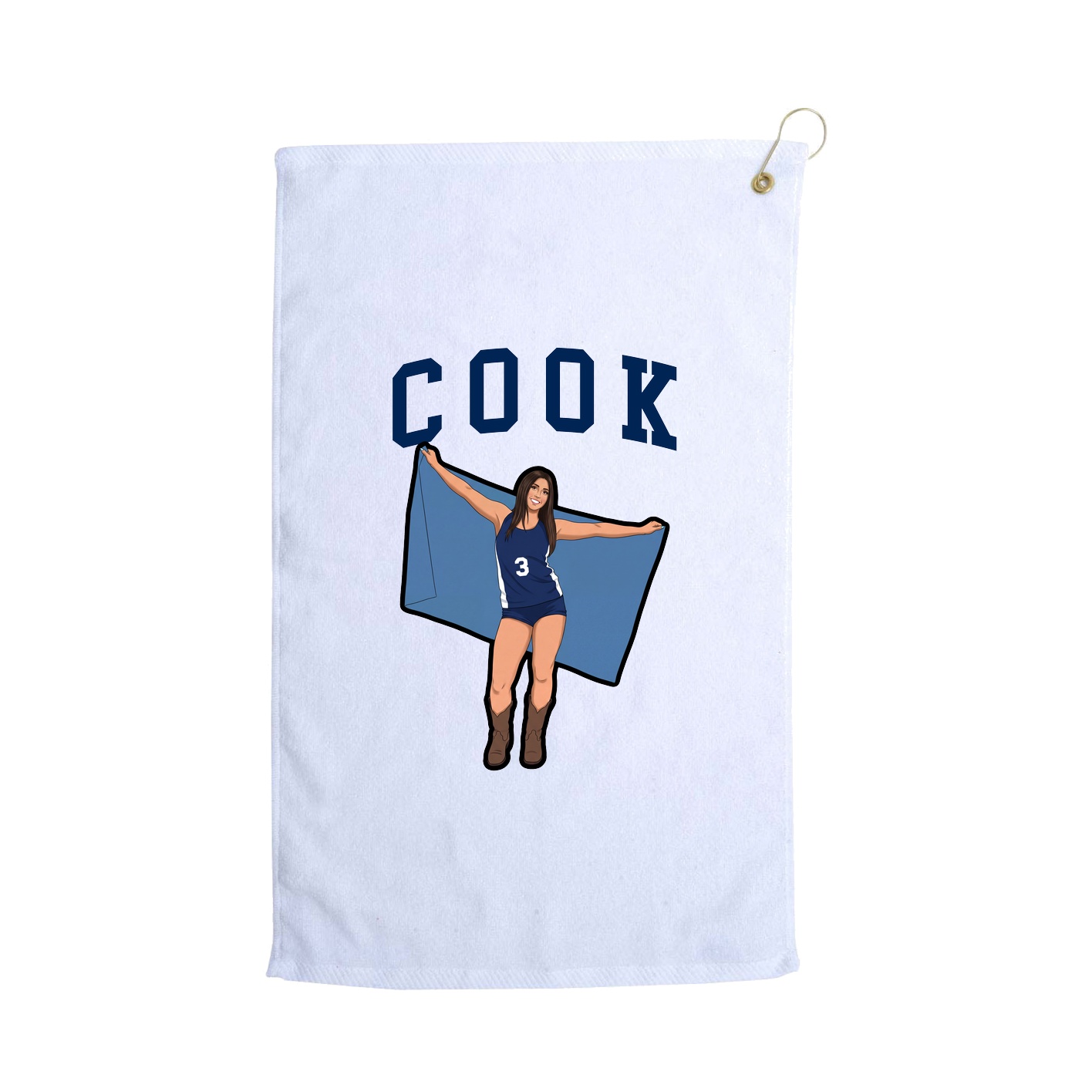 Golf Towel — Shirsey in White