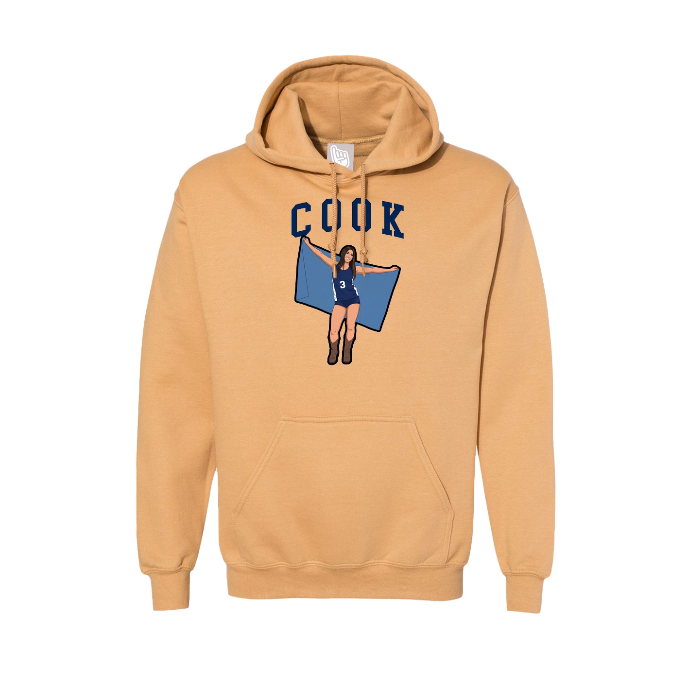 Hoodie — Shirsey in Vegas Gold