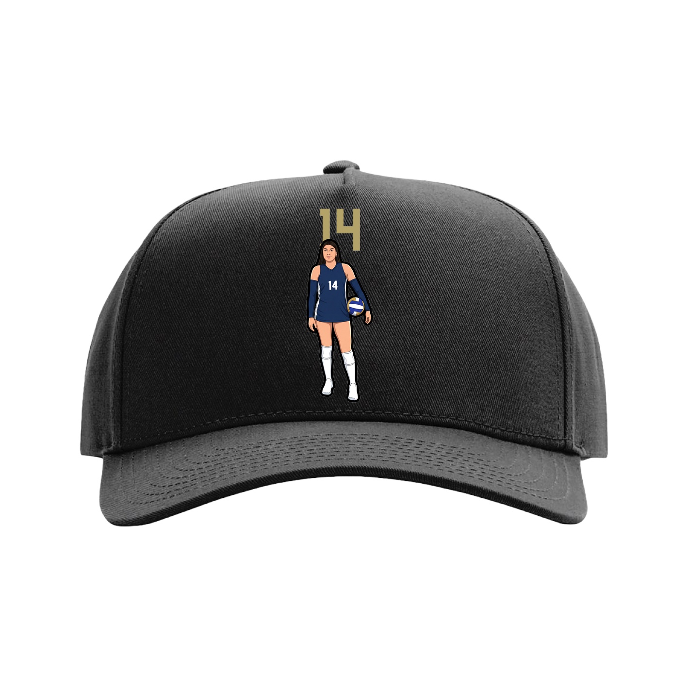 Full Fabric Five-Panel Champ Cap