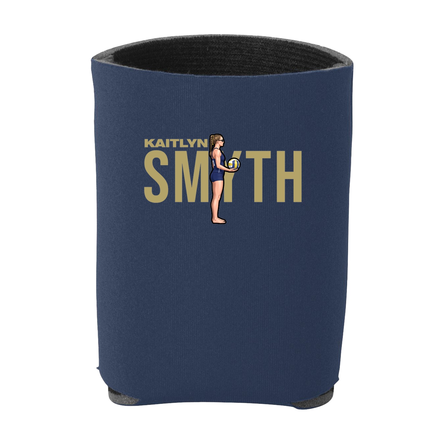 Can Holder — Player Name in Navy