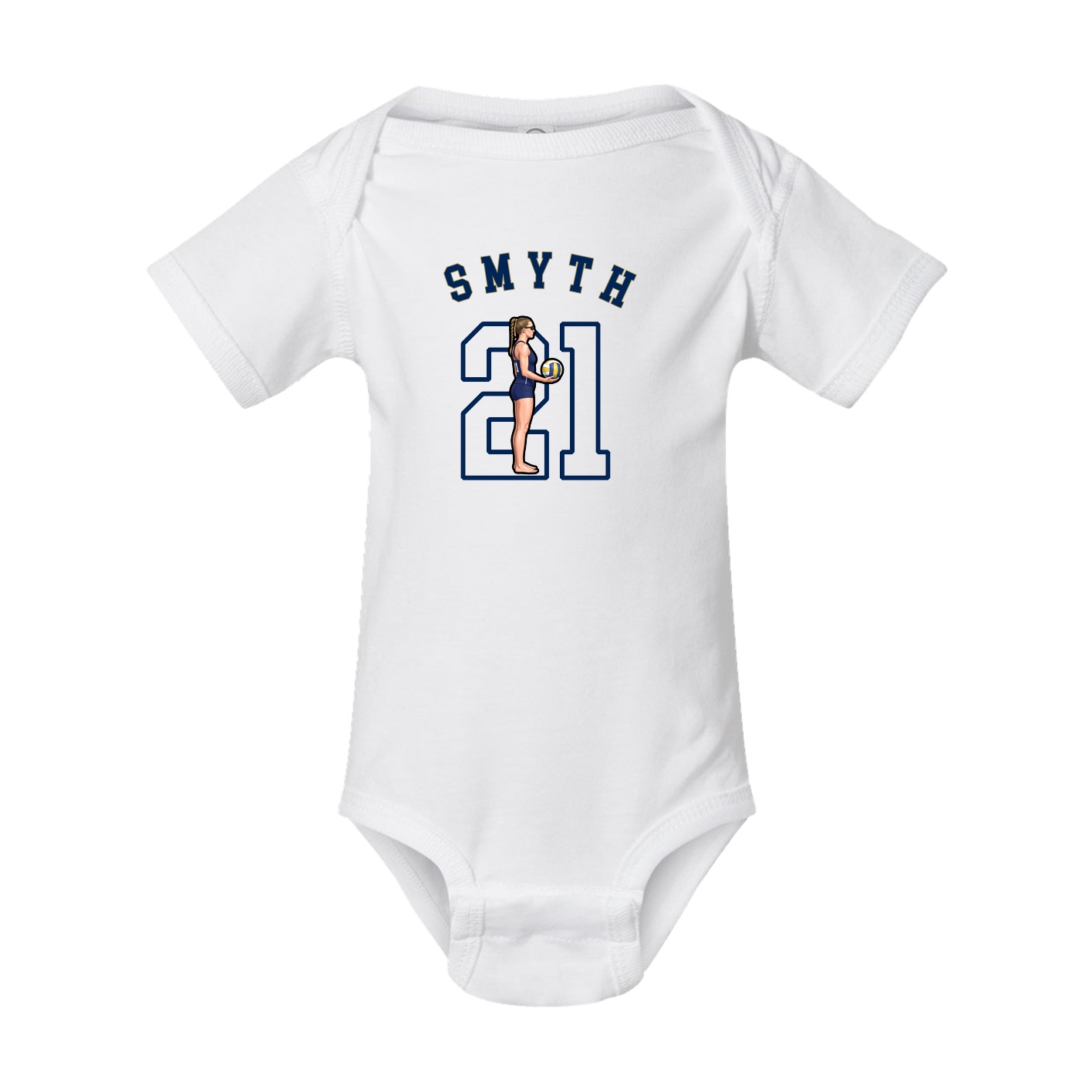 Baby Onesie — Shirsey Arch in White