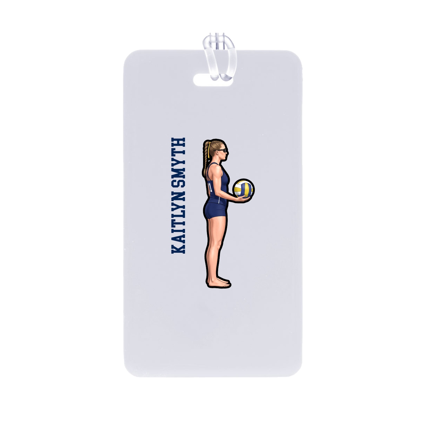 Bag Tag — Name Vertical in Classic