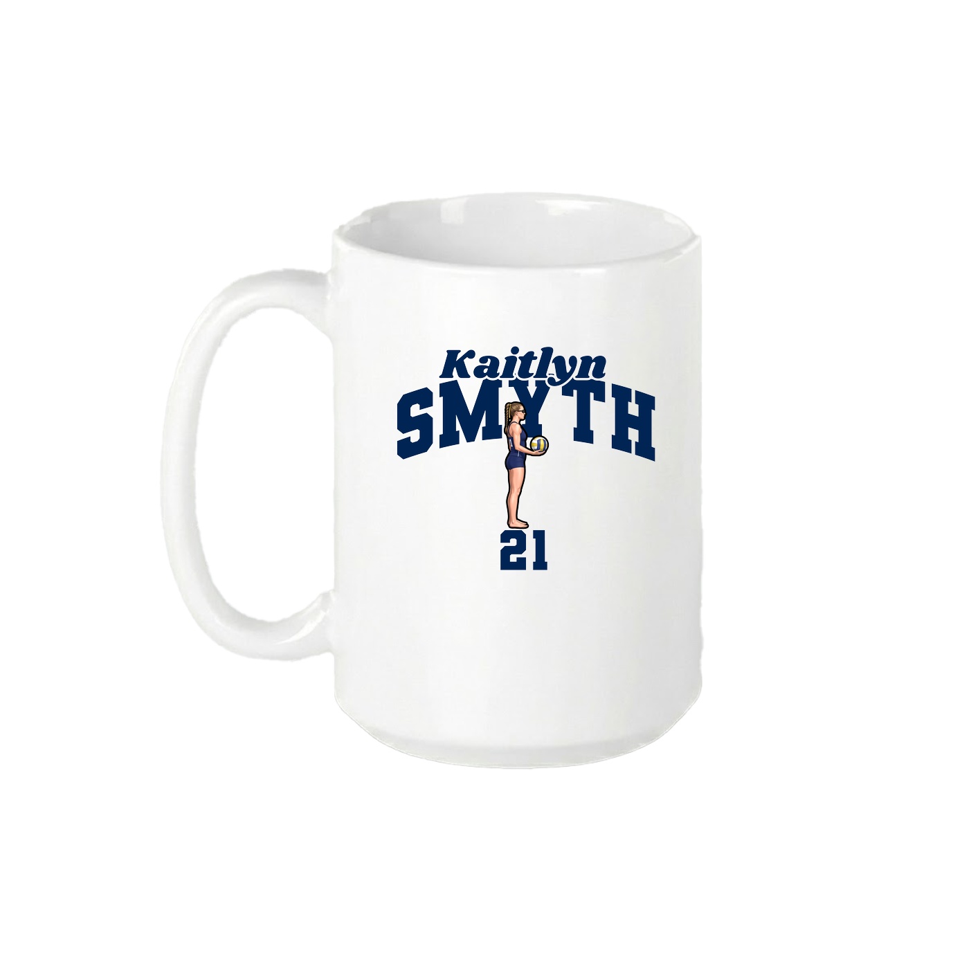15oz Coffee Mug — Signature Arch in White