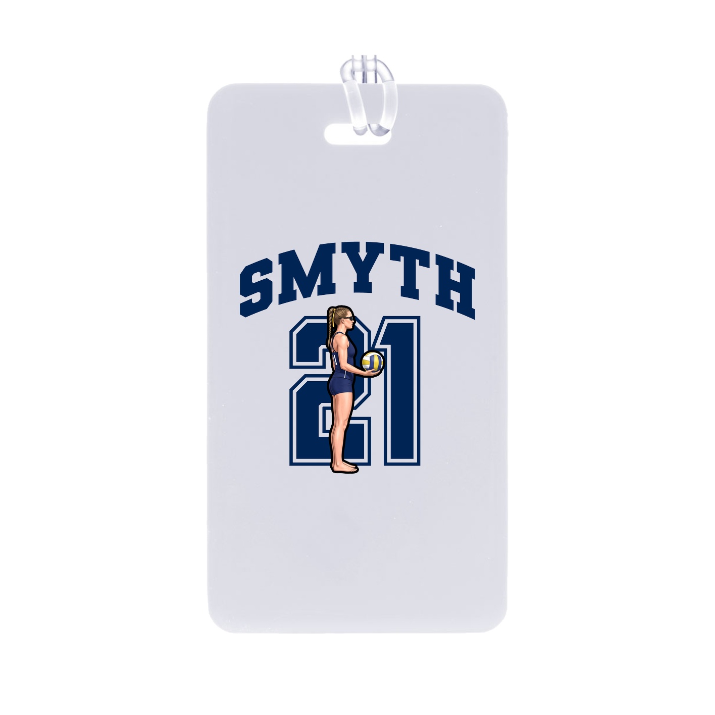 Bag Tag — Number in Classic