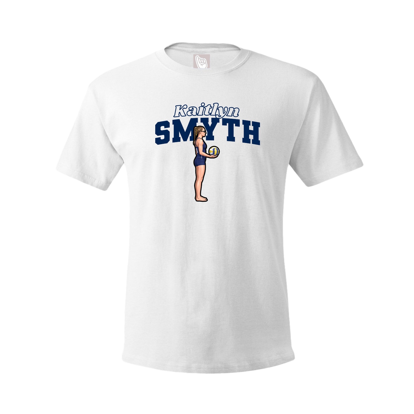 Tee — Name Arch in White