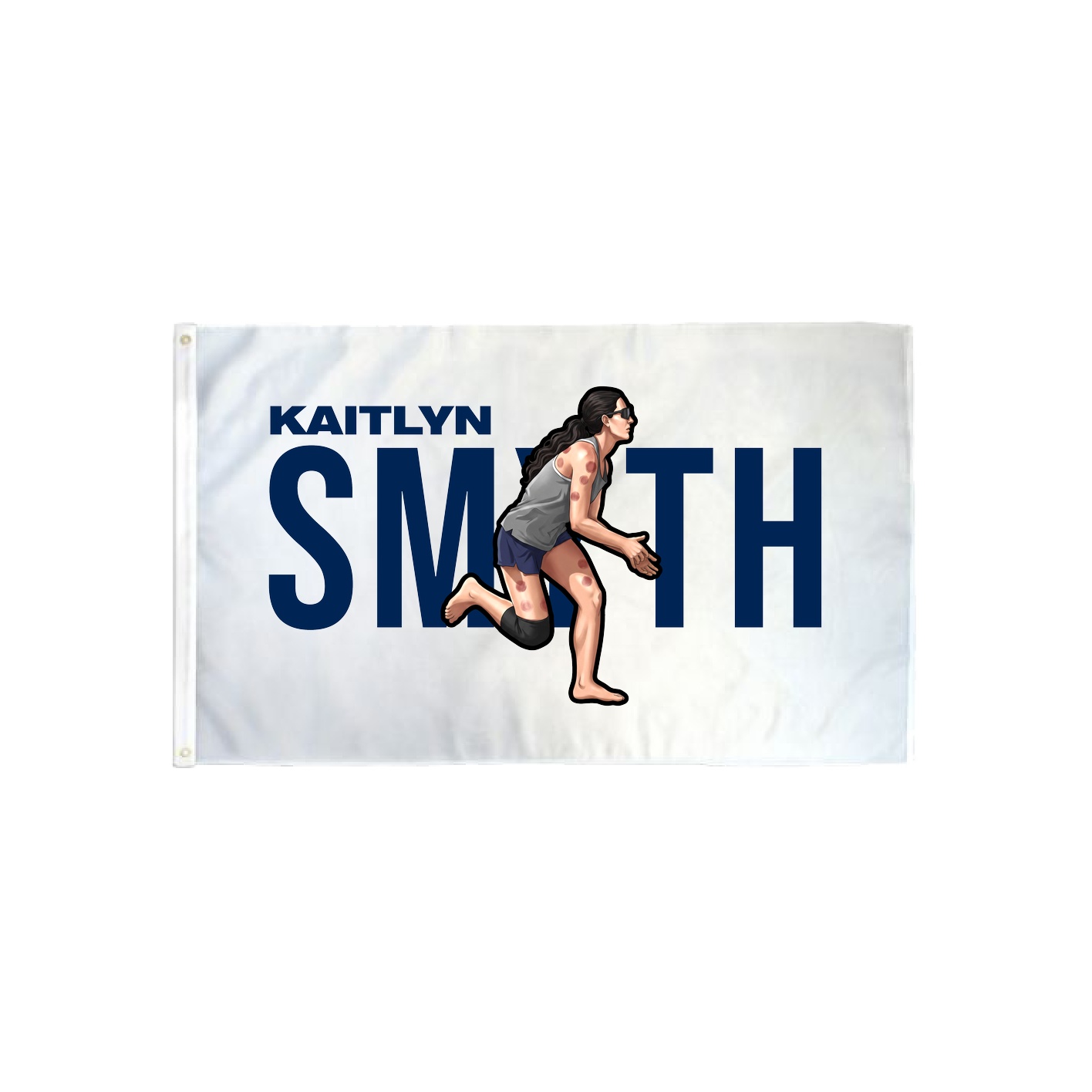 3x5 Flag — Player Name in Classic