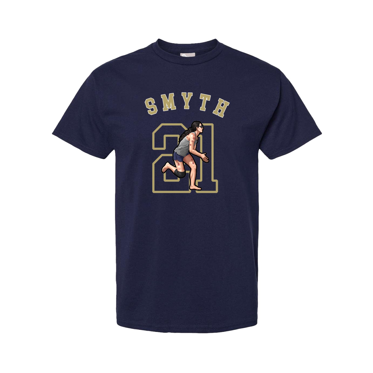 Youth Tee — Shirsey Arch in Navy