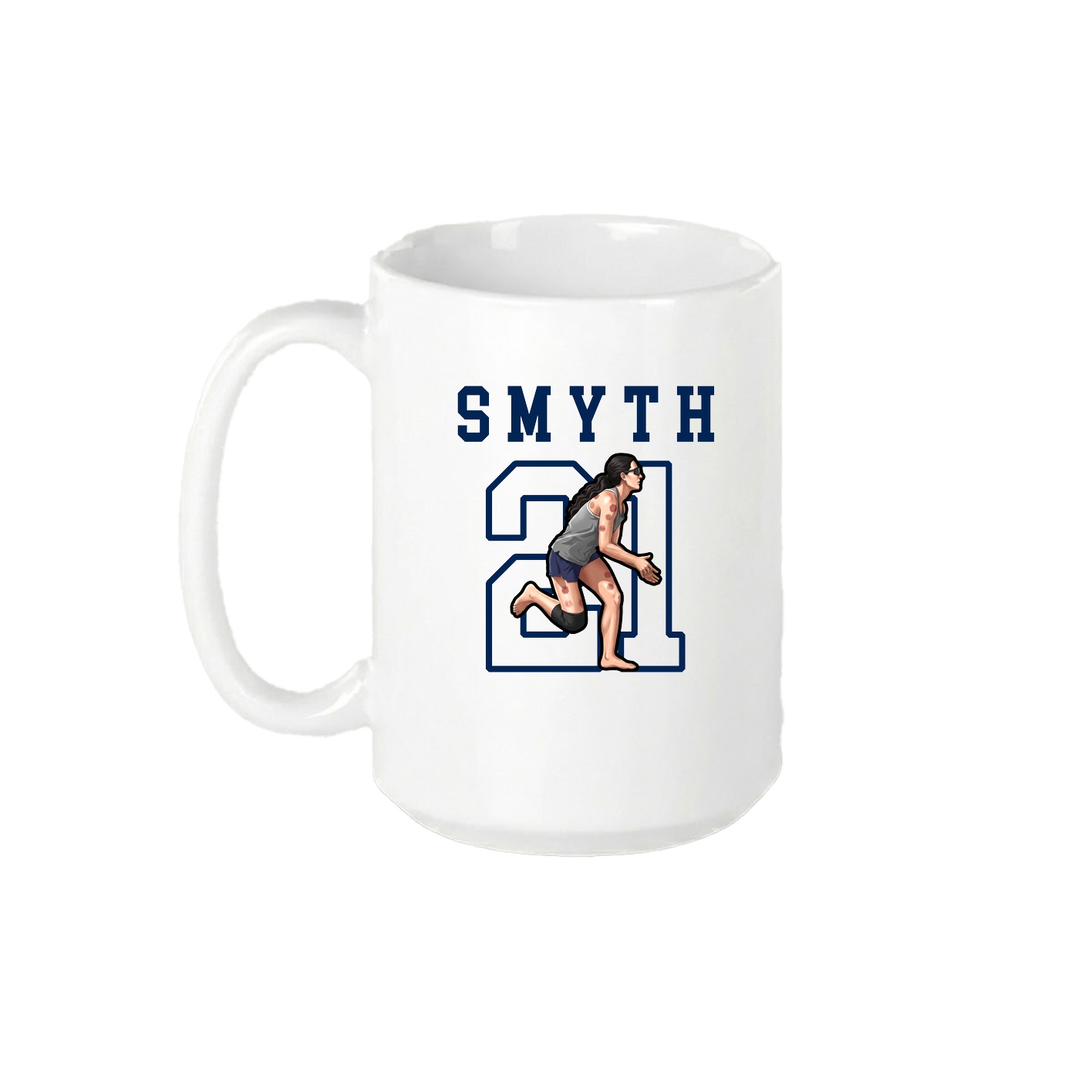 15oz Coffee Mug — Shirsey in White