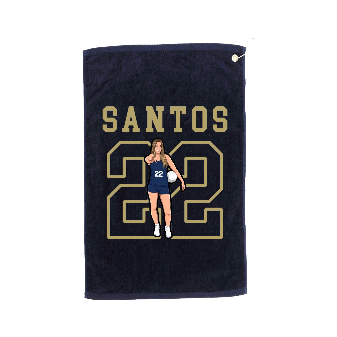 Golf Towel — Shirsey in Navy