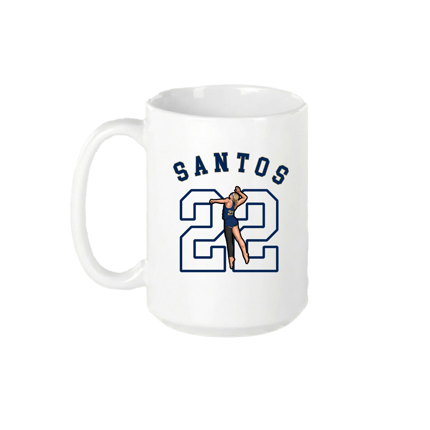 15oz Coffee Mug — Shirsey Arch in White