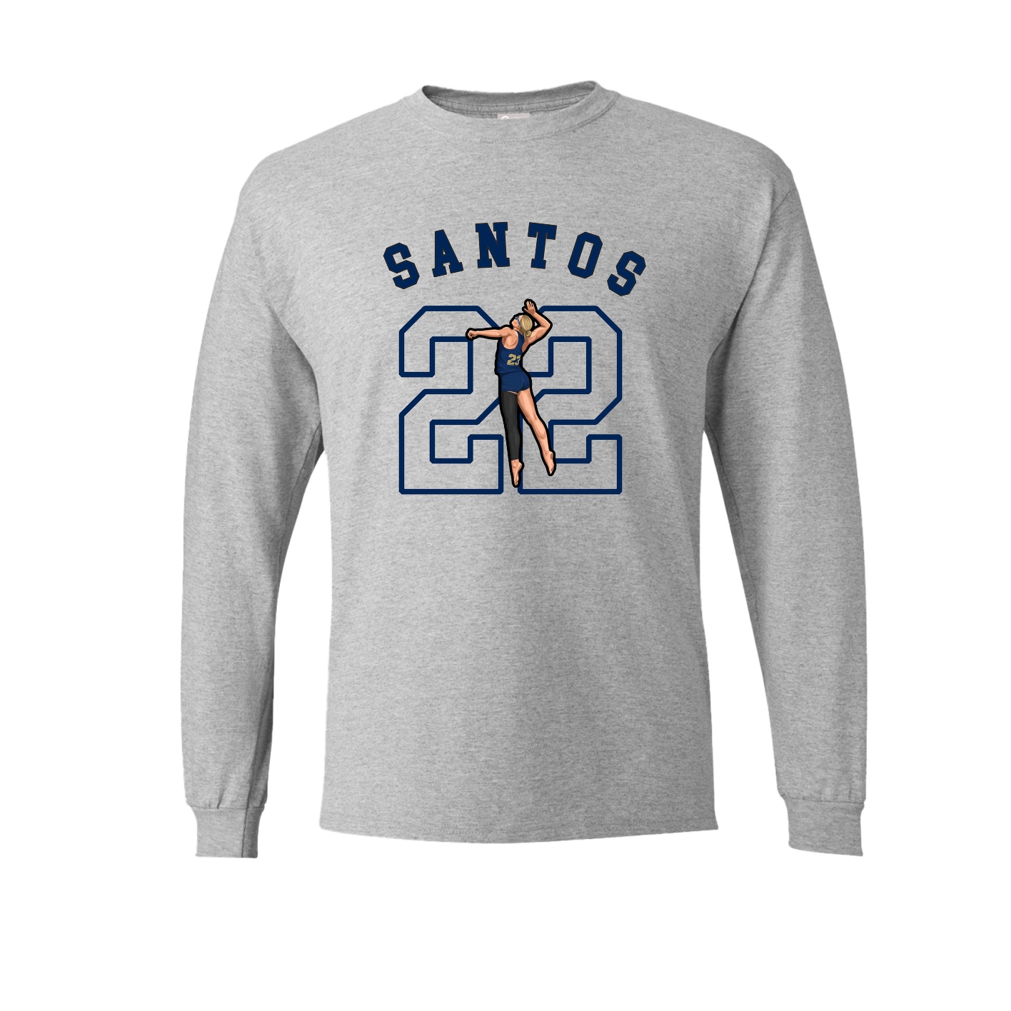 Long Sleeve Tee — Shirsey Arch in Grey