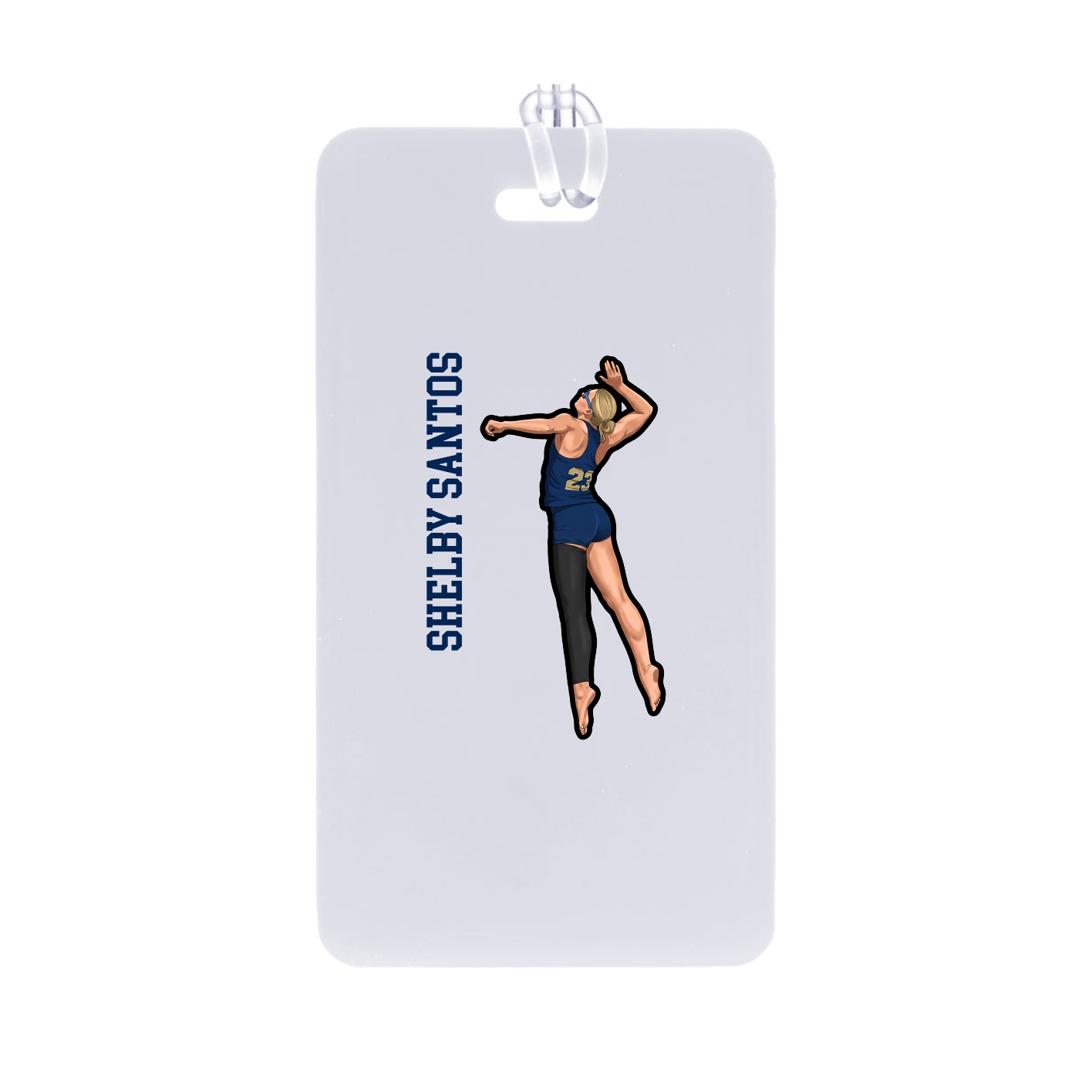 Bag Tag — Name Vertical in Classic