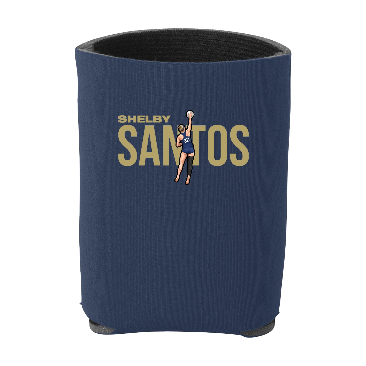 Can Holder — Player Name in Navy