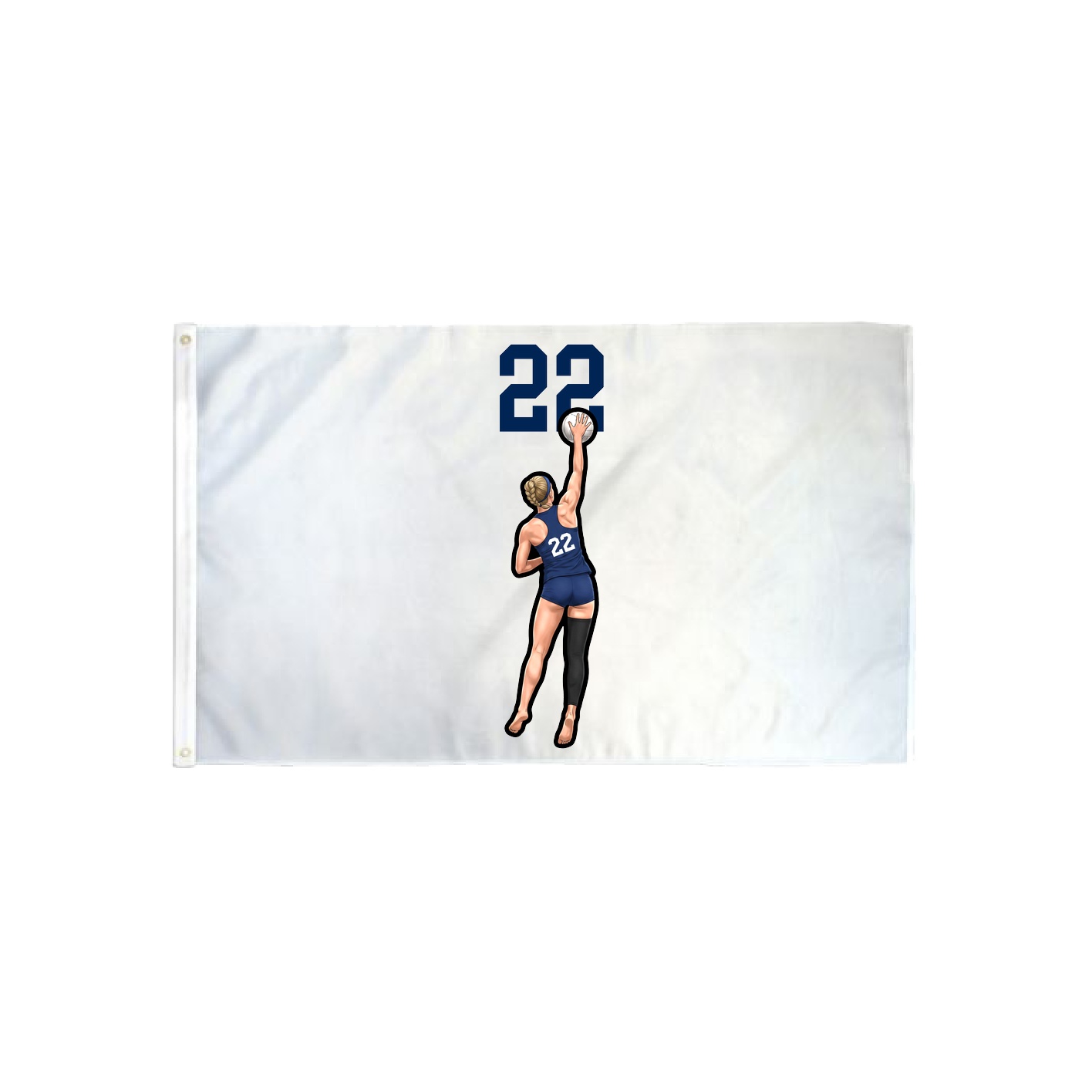 3x5 Flag — Number Top in Classic