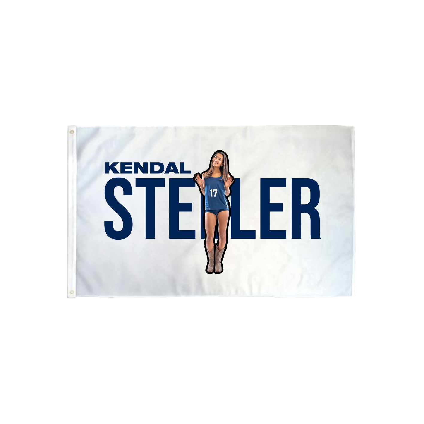 3x5 Flag — Player Name in Classic