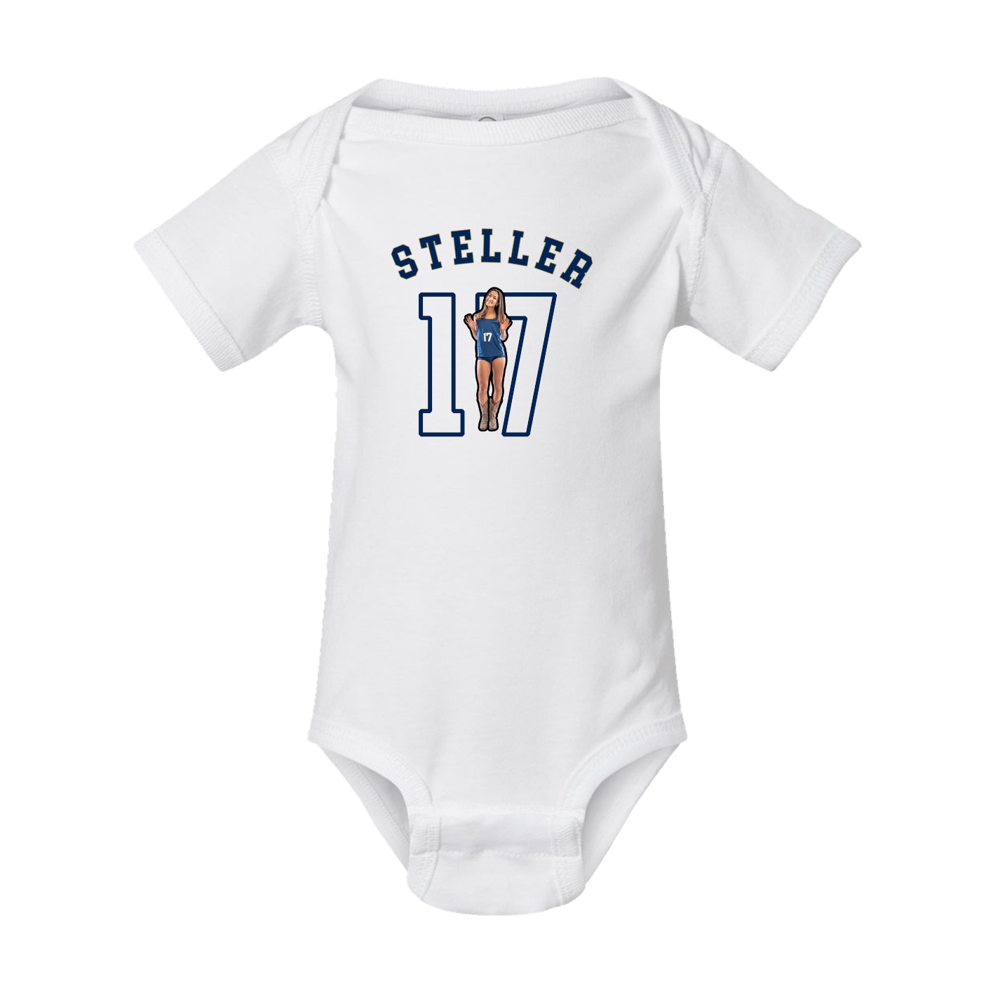 Baby Onesie — Shirsey Arch in White