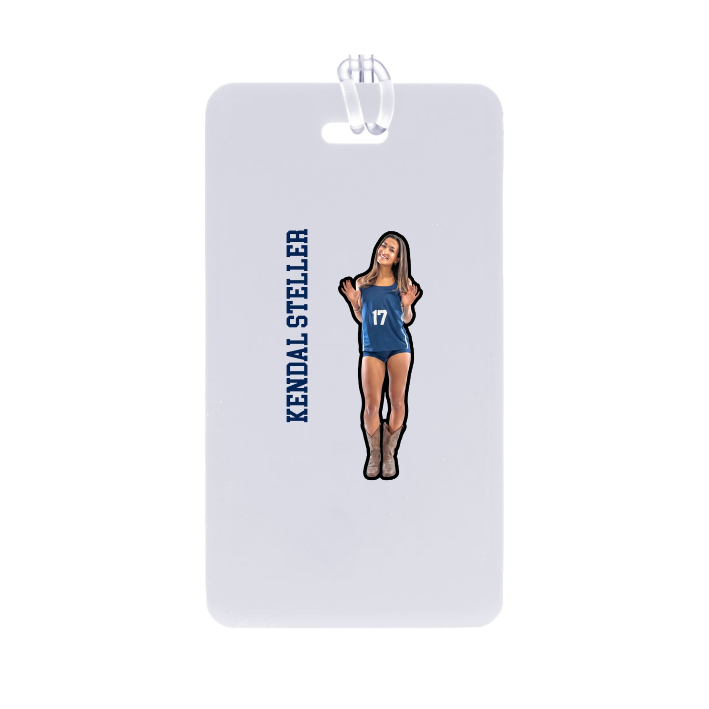 Bag Tag — Name Vertical in Classic