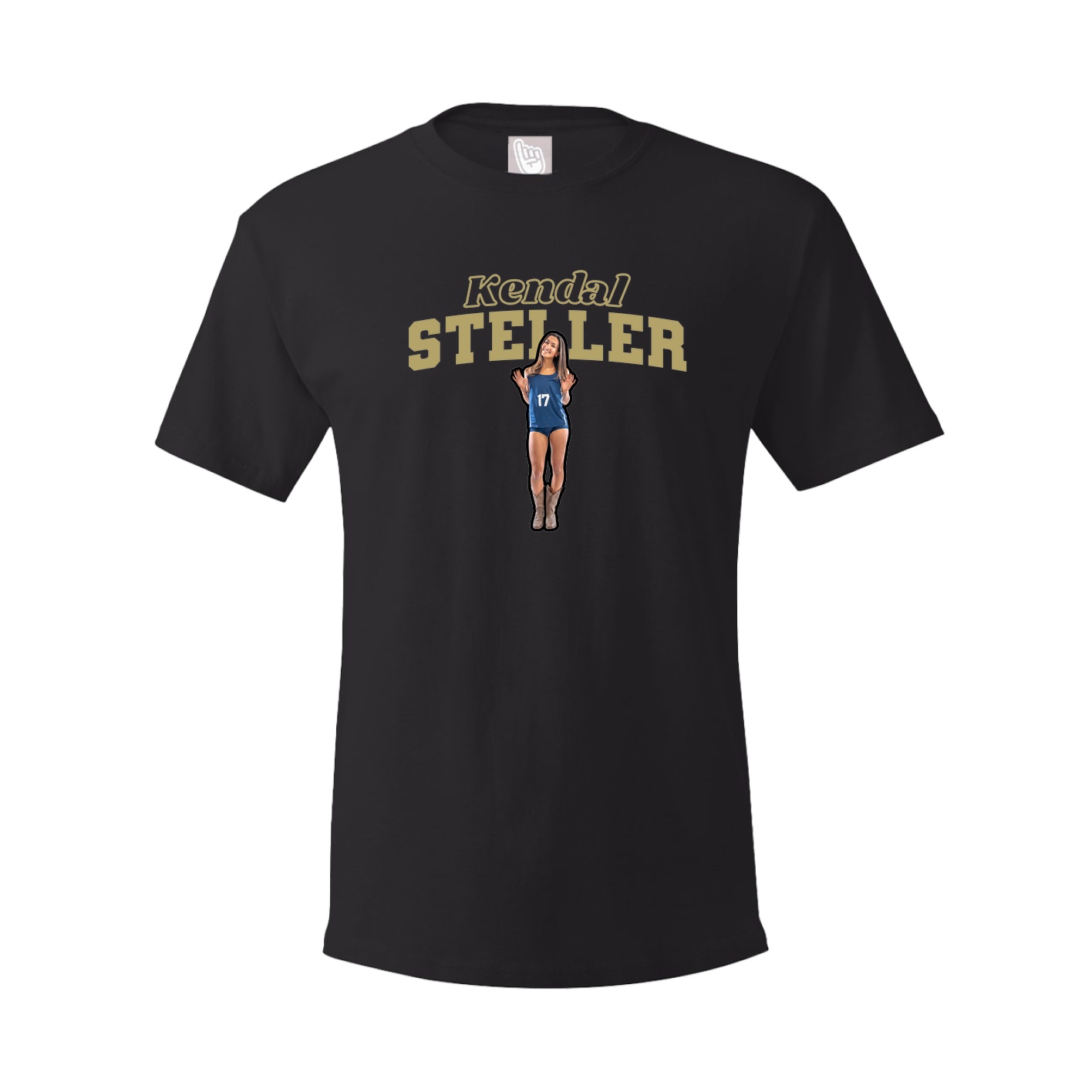 Youth Tee — Name Arch in Black