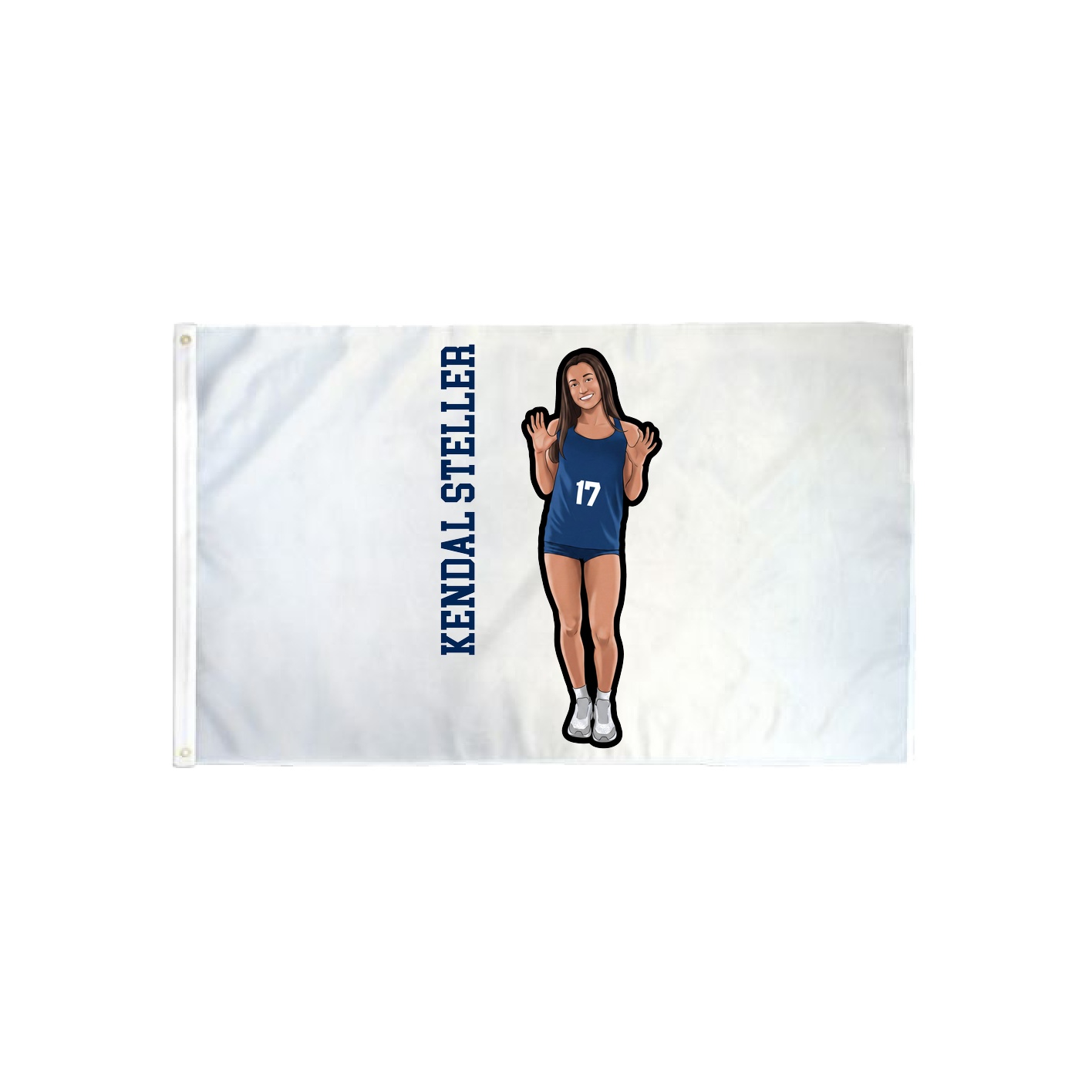 3x5 Flag — Name Vertical in Classic