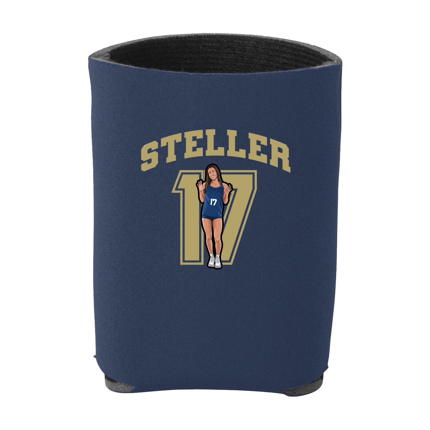 Can Holder — Number in Navy