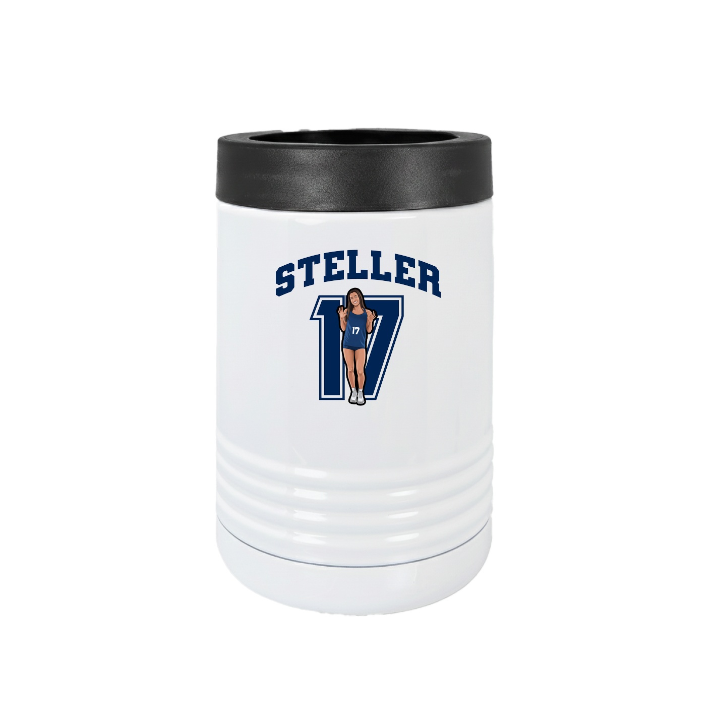 Beverage Holder — Number in White
