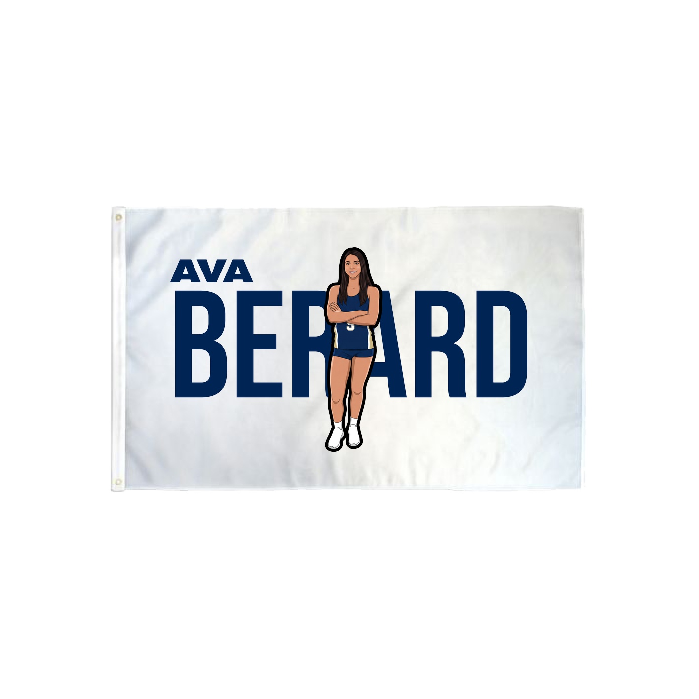 3x5 Flag — Player Name in Classic