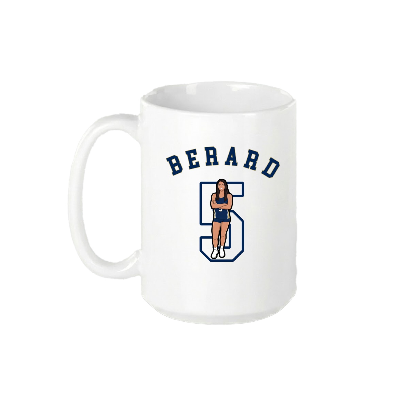 15oz Coffee Mug — Shirsey Arch in White