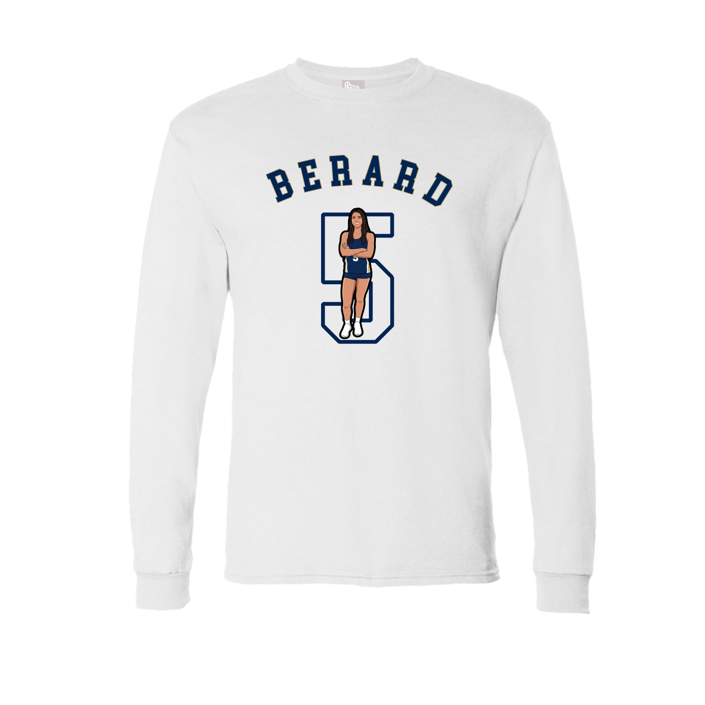 Long Sleeve Tee — Shirsey Arch in White