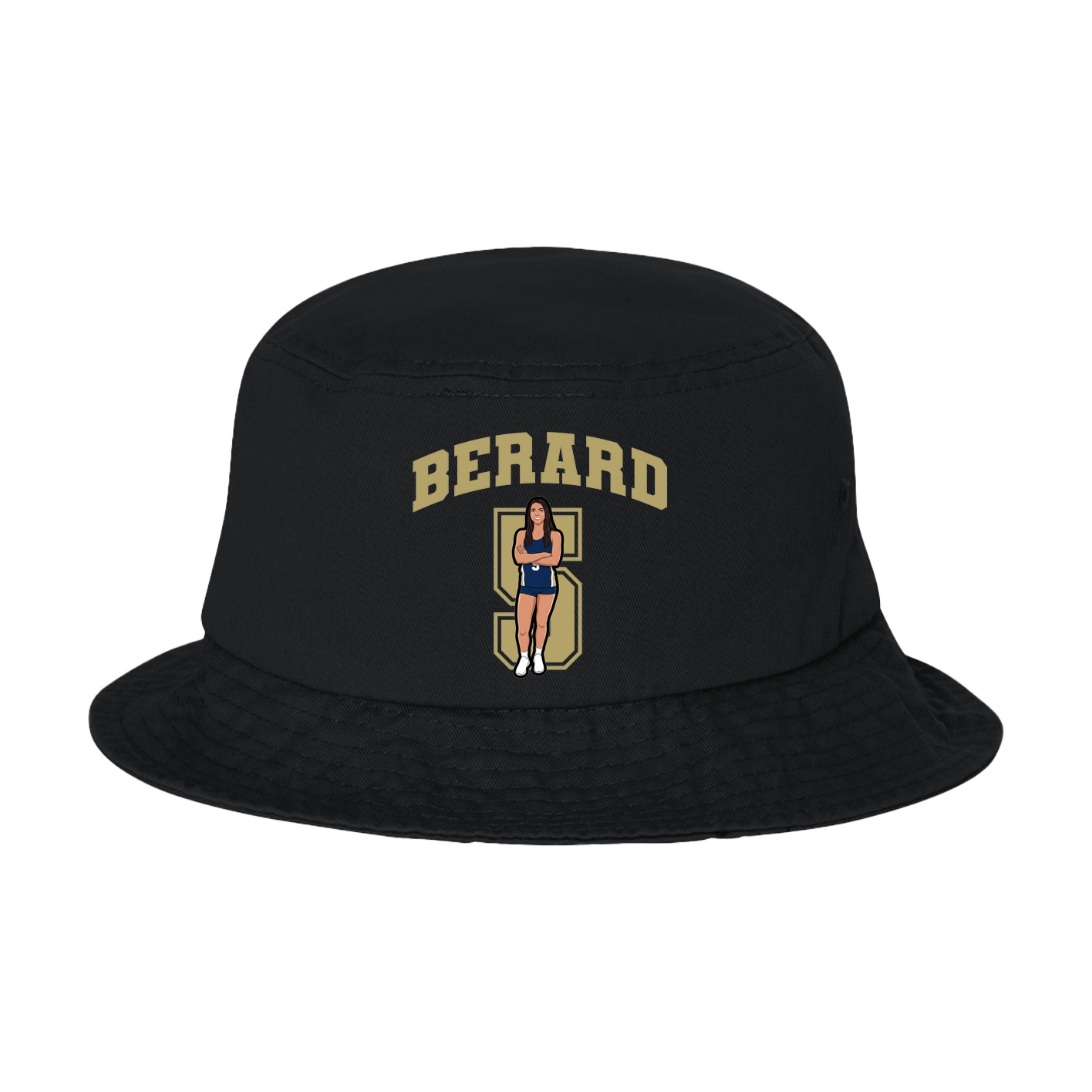 Bucket Cap — Number in Black