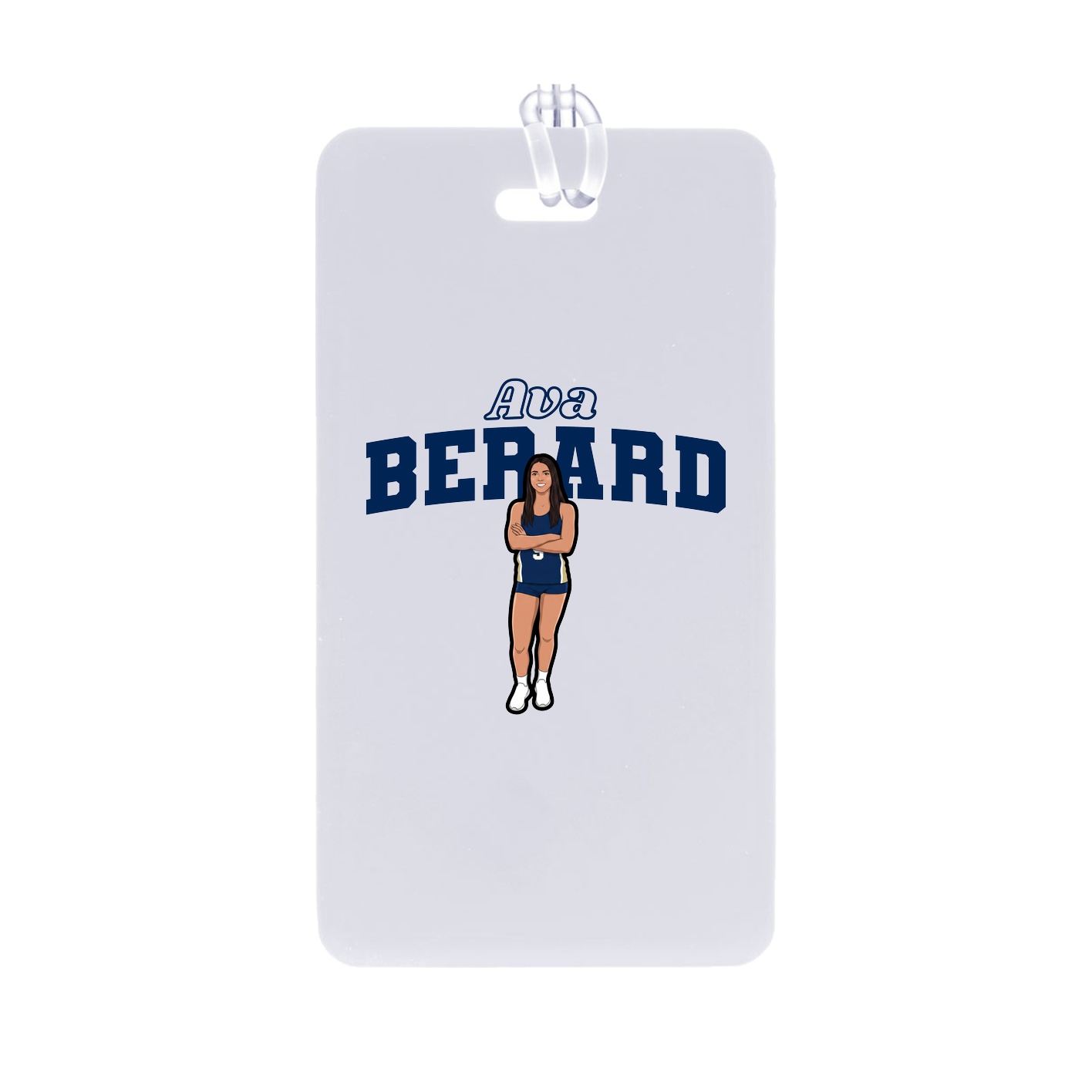Bag Tag — Name Arch in Classic