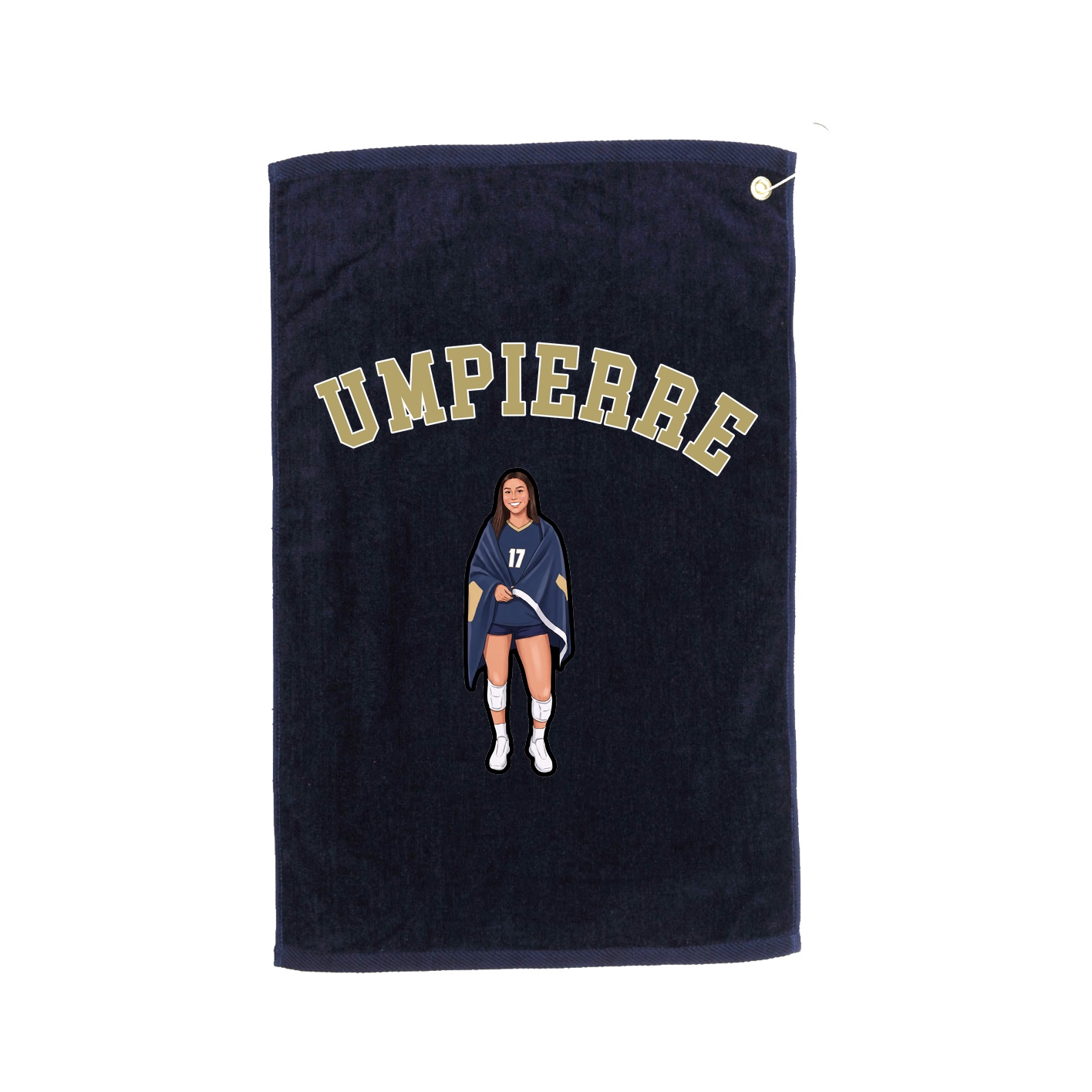 Golf Towel — Shirsey Arch in Navy