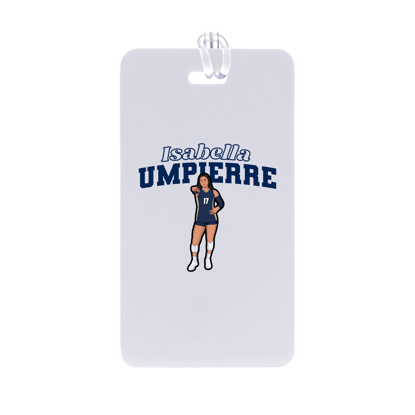Bag Tag — Name Arch in Classic