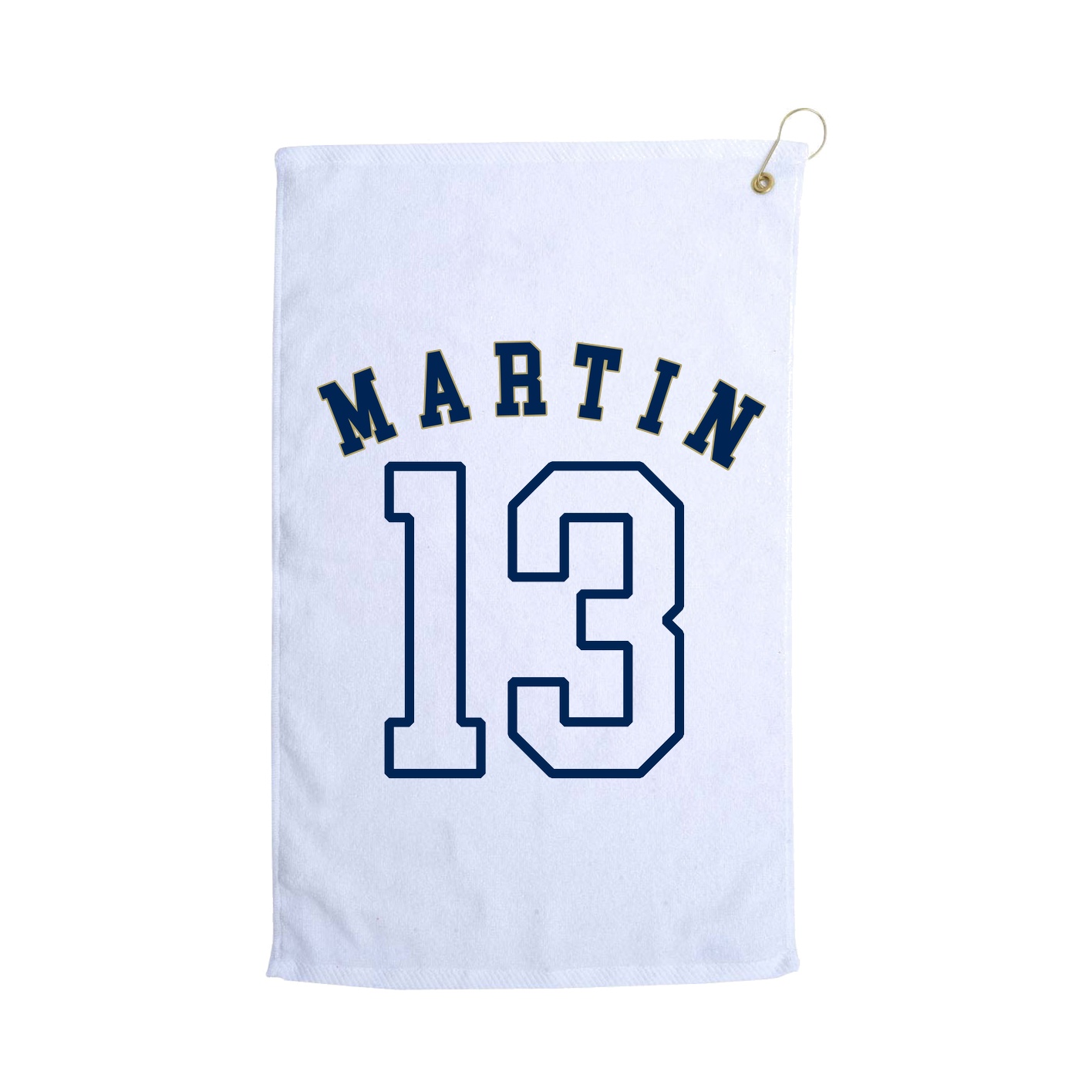 Golf Towel — Shirsey Arch in White