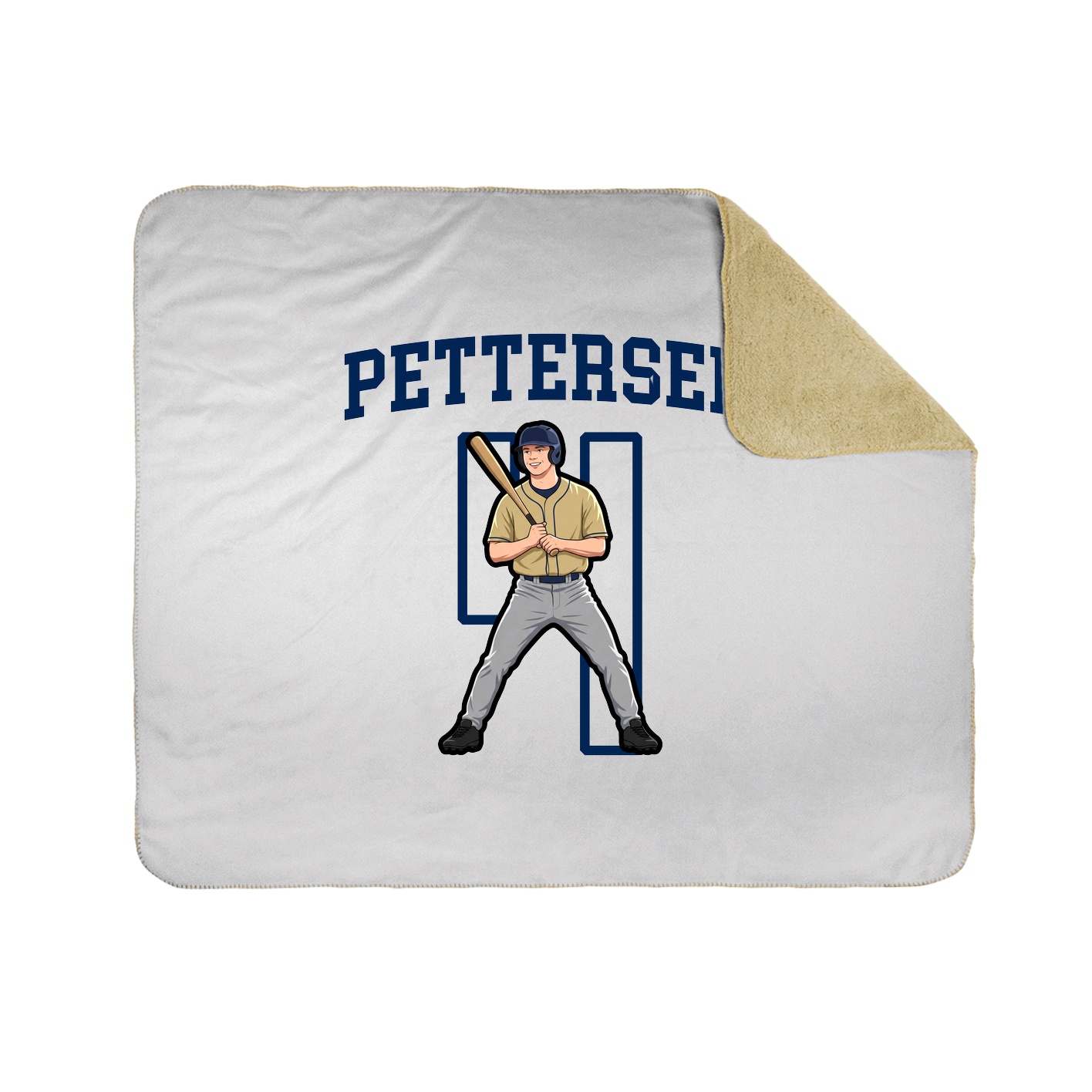 Throw Blanket — Shirsey in White