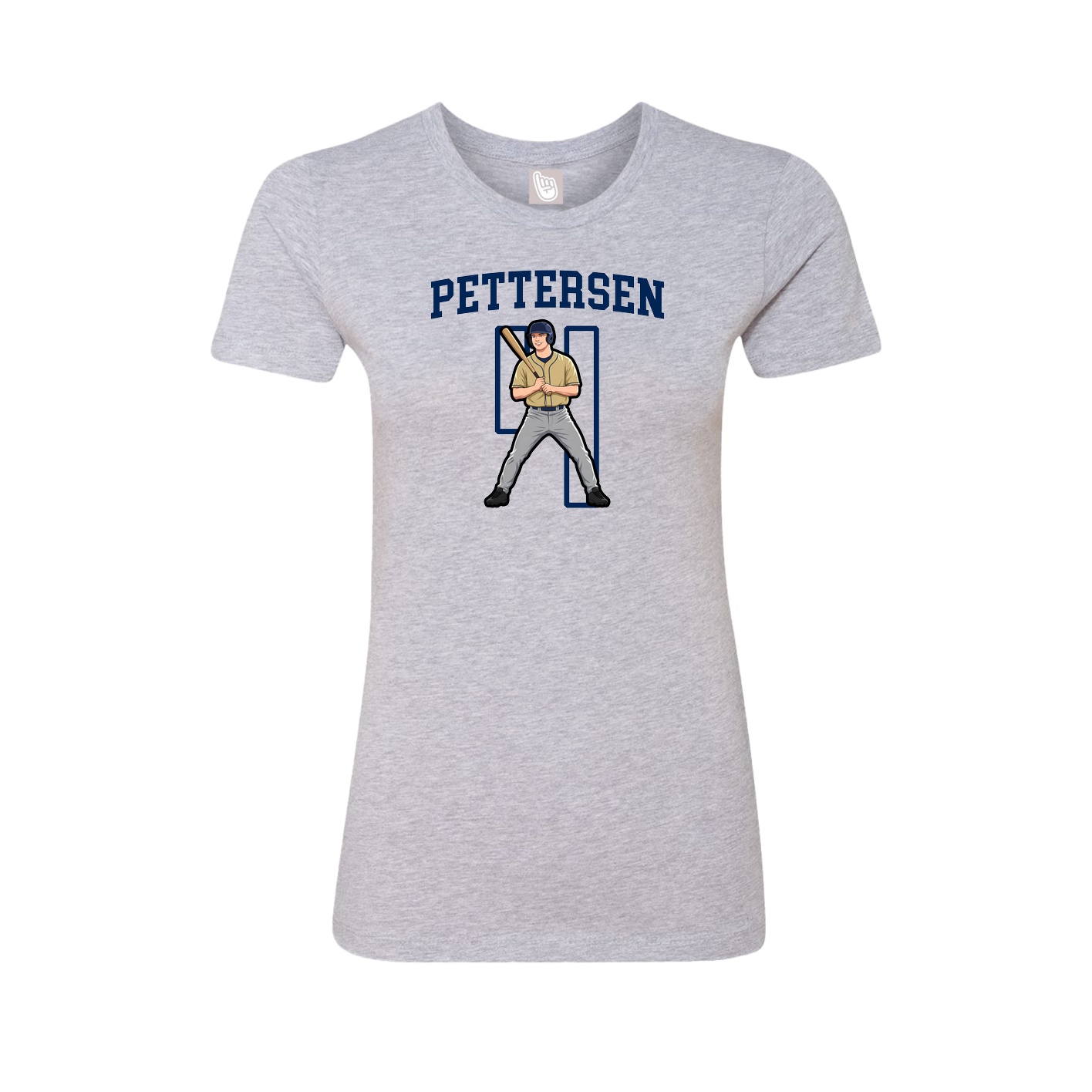 Fitted Women's Tee — Shirsey in Grey