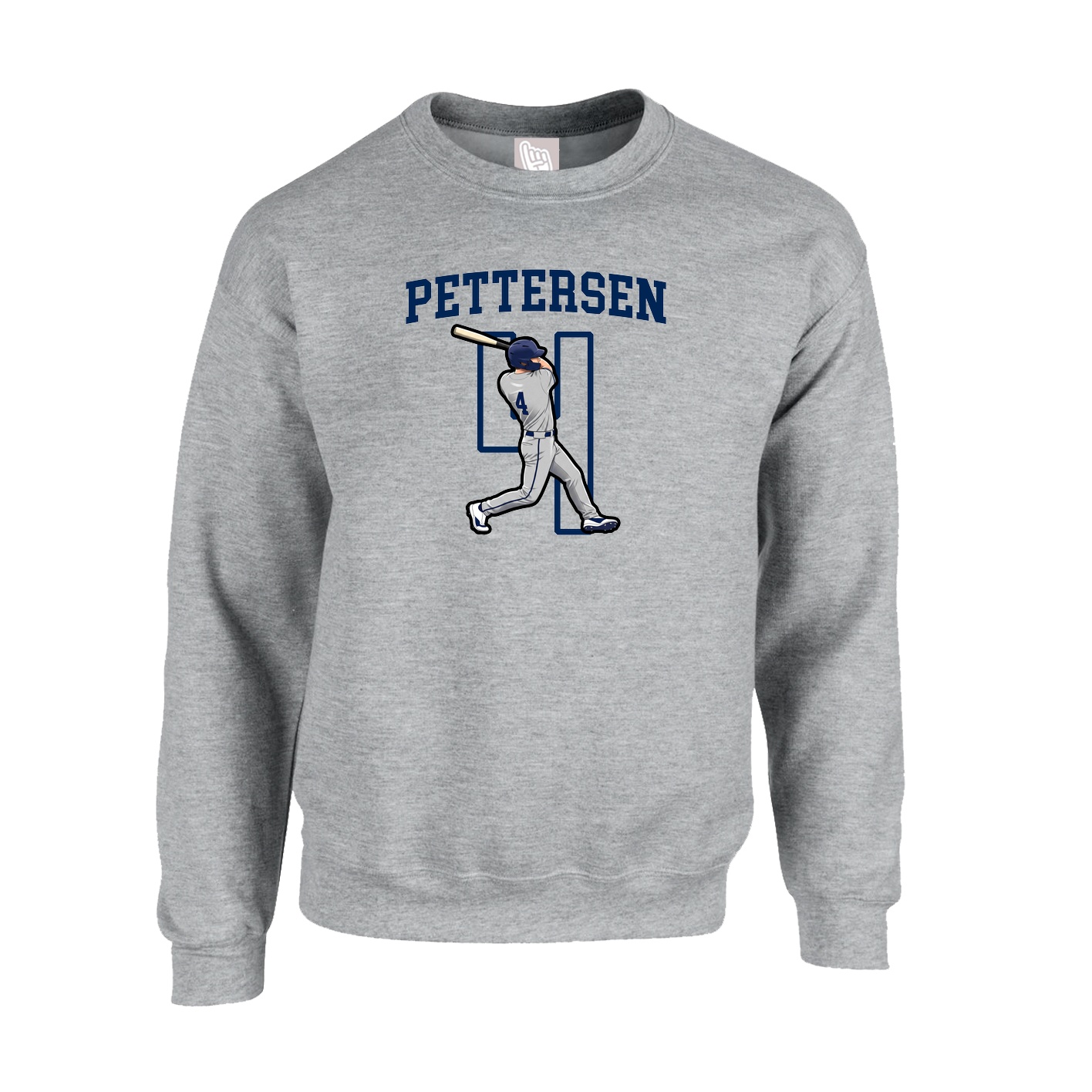 Fleece Crew — Shirsey in Grey