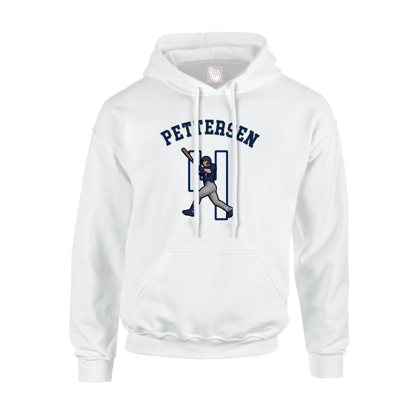 Youth Hoodie — Shirsey Arch in White