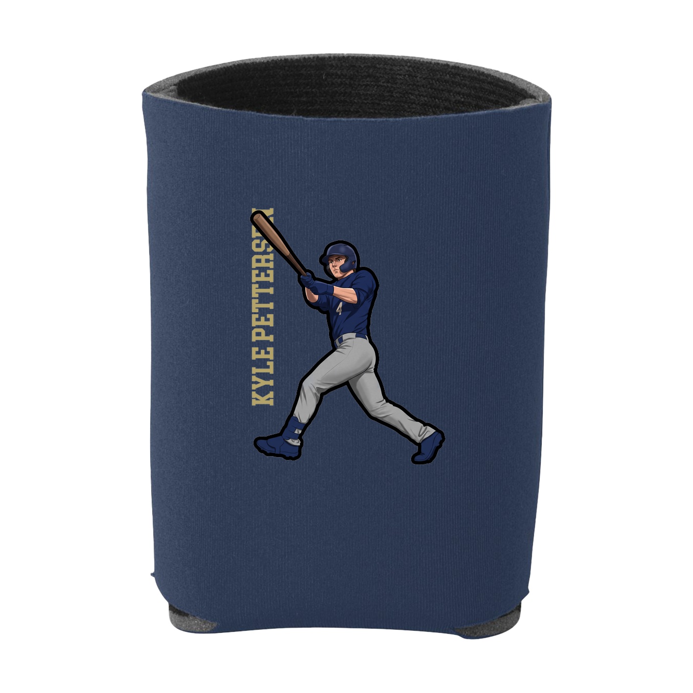 Can Holder — Name Vertical in Navy