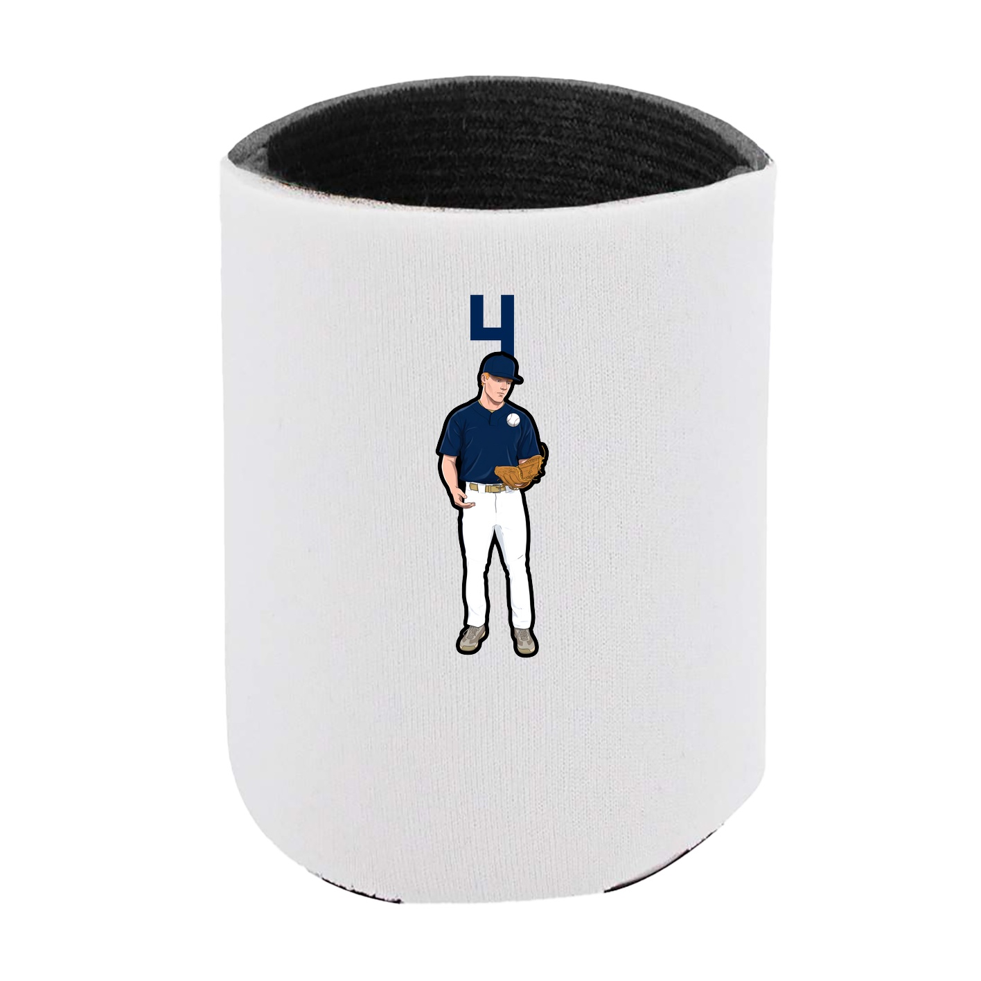 Can Holder — Number Top in White