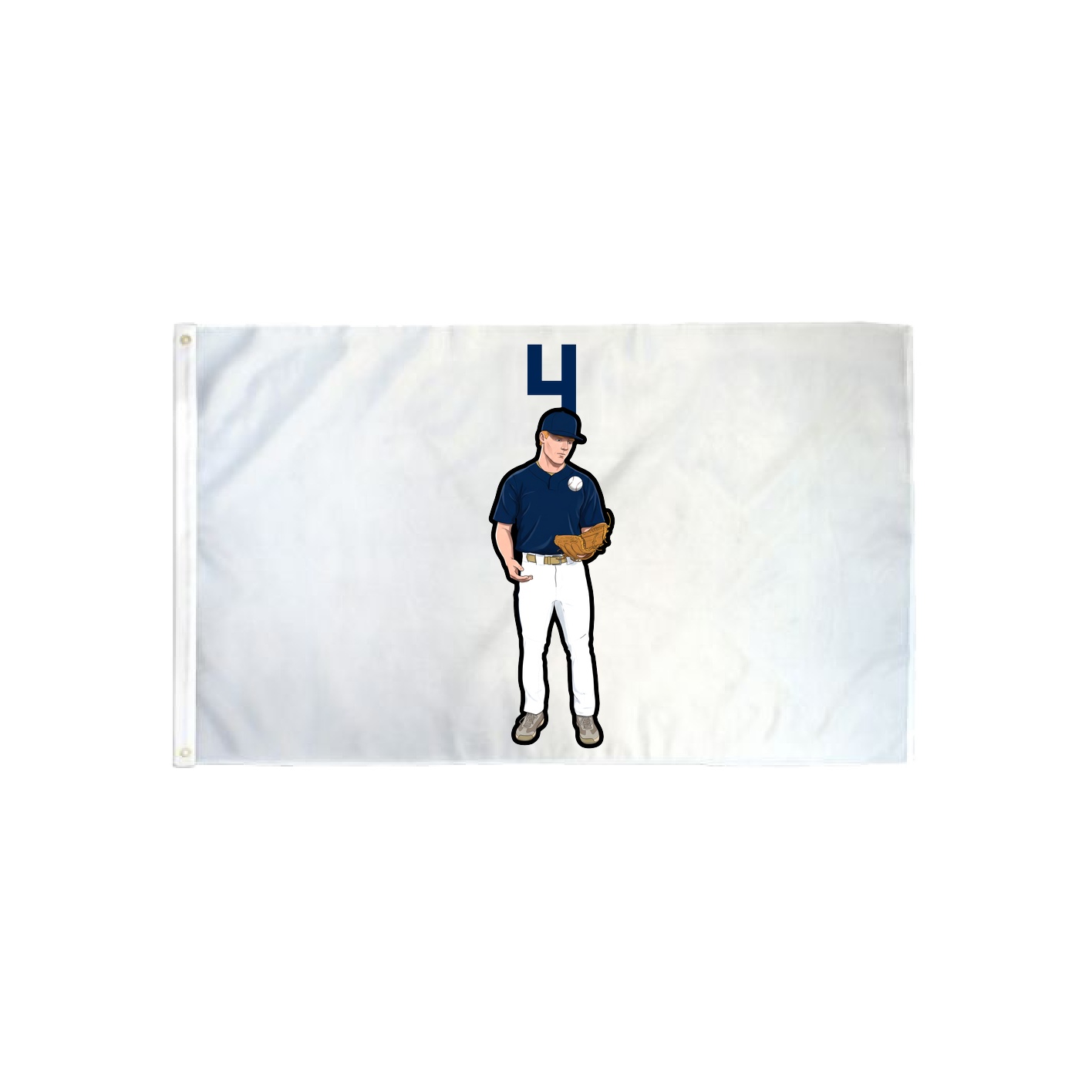 3x5 Flag — Number Top in Classic