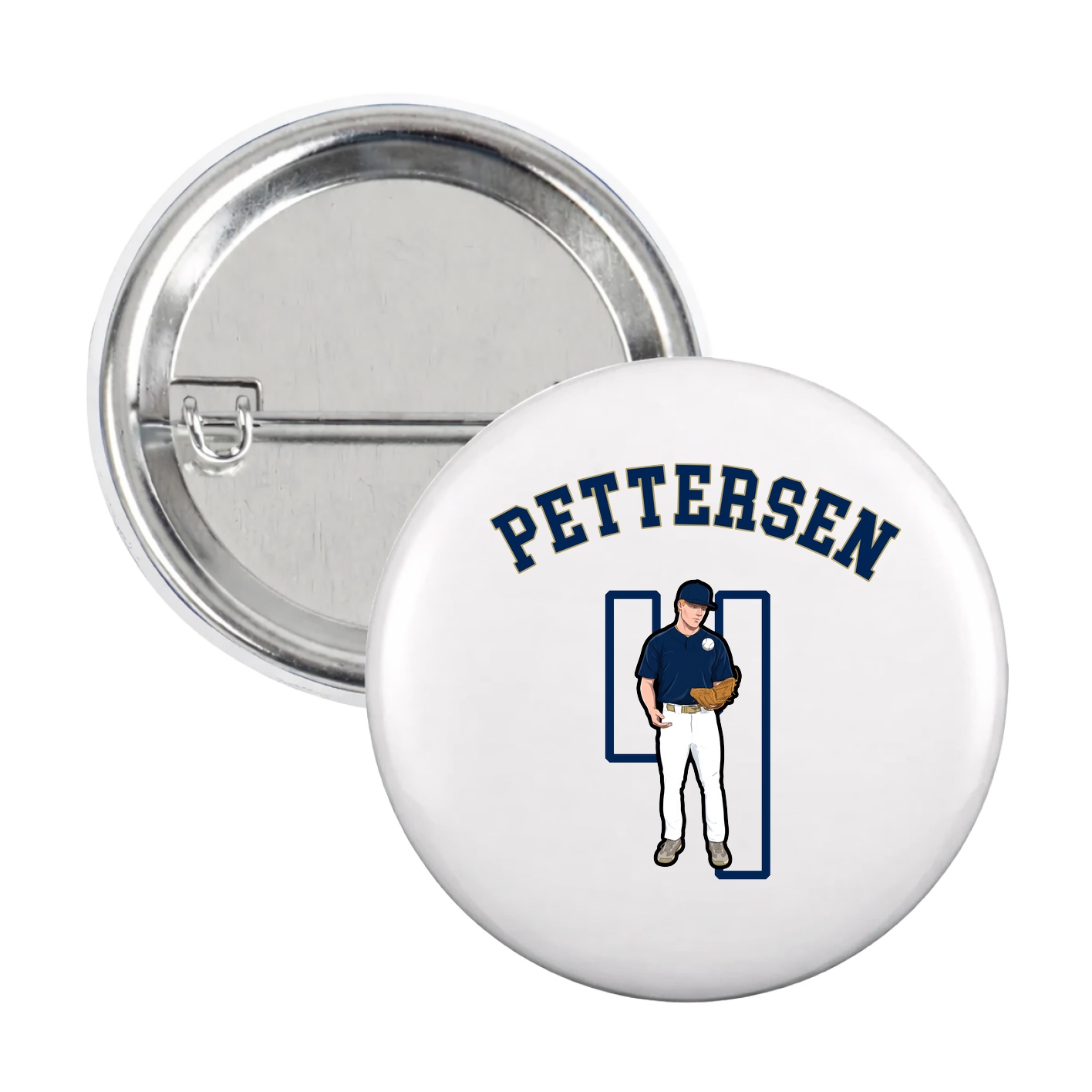 Game Day Button — Shirsey Arch in White